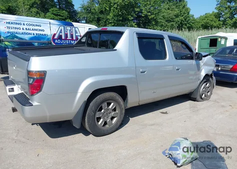 2008 Honda Ridgeline Rtx из США, поврежденный, VIN 2HJYK16328H528386